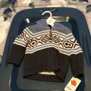 NWT Carter’s full zip sweater